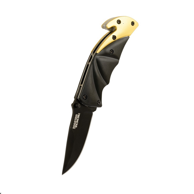 Нож складной "BULAT". 150х29х17 мм, нержавеющее лезвие MASTERTOOL (hoz0011896) Черный - изображение 1