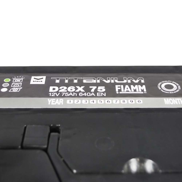 Автомобильный аккумулятор FIAMM Titanium Black Asia 75Аh 640А L+ D26 - изображение 3