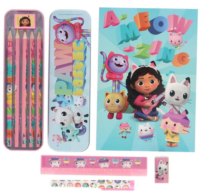 Zestaw piśmienniczy Kids Euroswan Koci Domek Gabi (8435507876896) - obraz 4