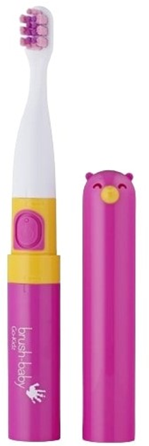 Електрична дорожня зубна щітка Brush-Baby Go KIDZ NIEBIESK Рожева - зображення 1