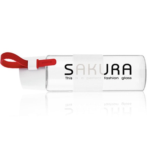 Пляшка Remax Sakura Glass Rcup-013 490ml Червоний - Фото 3 Пляшка Remax Sakura Glass Rcup-013 490ml Червоний - зображення 3
