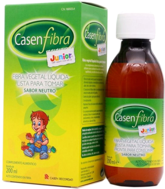 Suplement diety Casen Fleet Casenfibra Junior Liquid Fiber 200 ml (8470001669254) - obraz 2