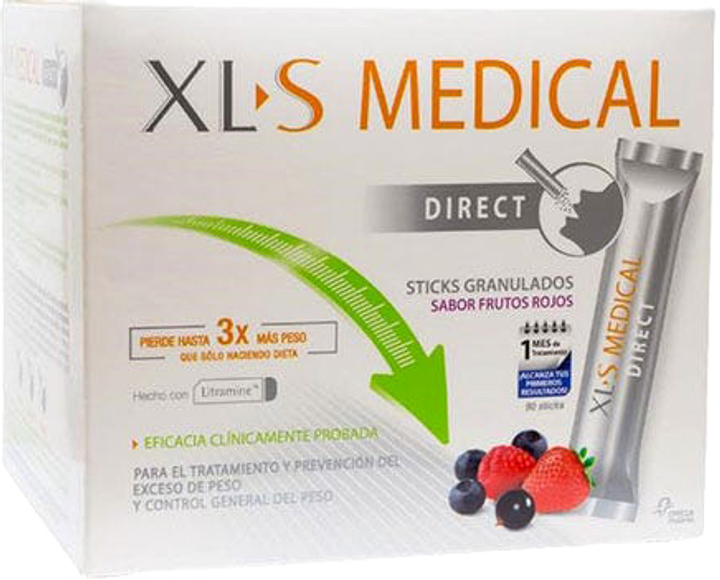 Suplement diety Xls Medical Direct Fat Binder 90 szt (8470001972200) - obraz 1