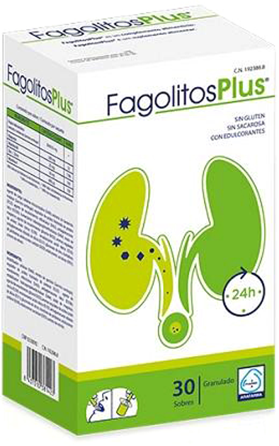 Suplement diety Fagolitos Plus Herbal Extracts 30 szt (8437010381423) - obraz 1