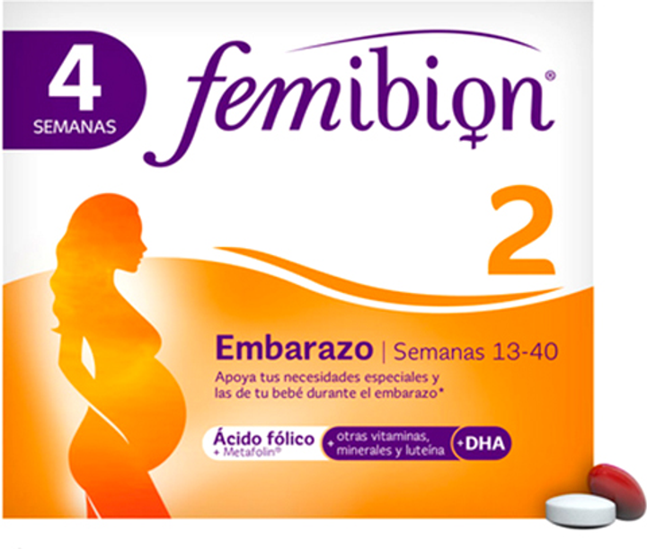 Suplement diety Pronatal Femibion 2 For pregnant women 28 tabs 28 caps (8470001947703) - obraz 1
