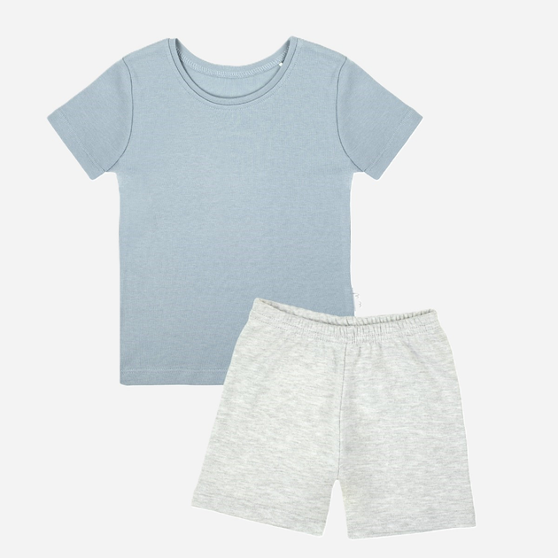 Підліткова літня піжама для хлопчика Nicol 205037 140 см Білий/Сірий (5905601015420) - зображення 2