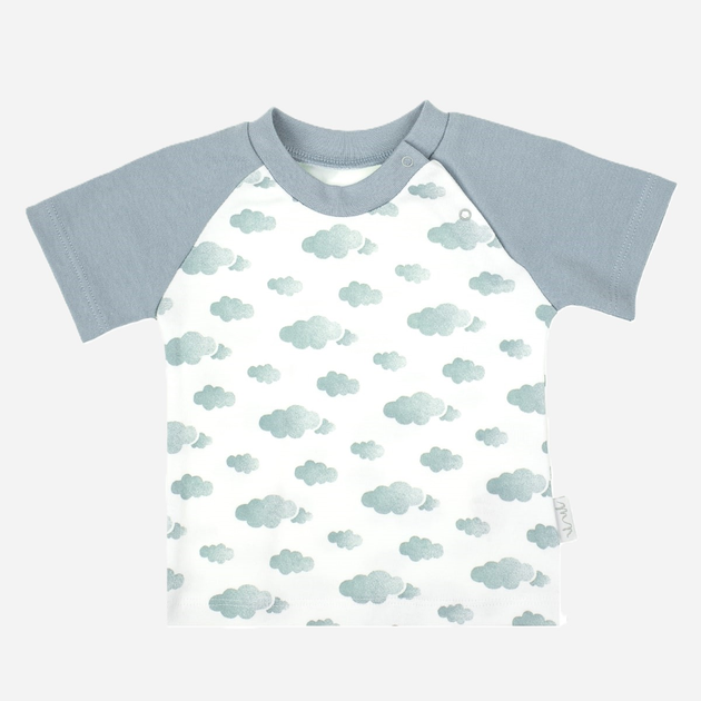 Дитяча футболка для хлопчика Nicol 205138 98 см Білий/Сірий (5905601015994) - зображення 1