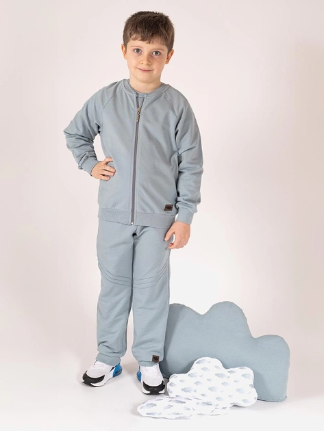 Дитячі спортивні штани для новонароджених для хлопчика Nicol 205275 74 см Сірі (5905601016946) - зображення 2