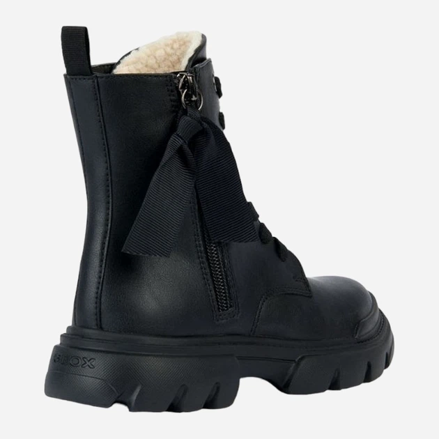 Trzewiki dziecięce dla dziewczynki ocieplane Geox GEOJ36HVH000BCC9999 34 Czarne (8056206360396) - obraz 3