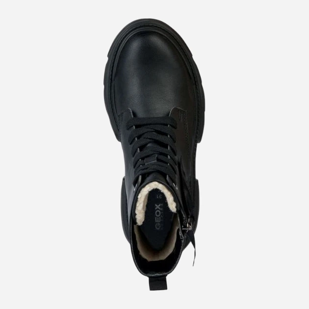 Trzewiki młodzieżowe dziewczęce ocieplane Geox GEOJ36HVH000BCC9999 37 Czarne (8056206360426) - obraz 4
