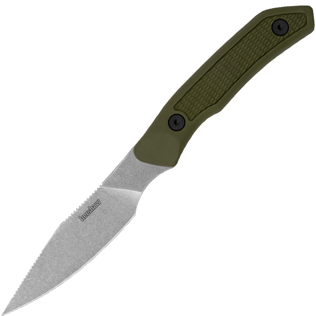 Нож складной Kershaw Deshutes Caper (длина:178мм, лезвие: 84мм), оливковый - изображение 1