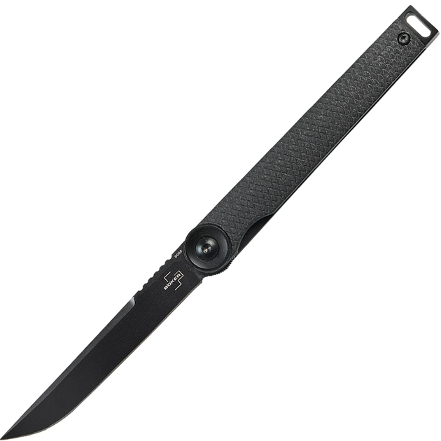 Нож складной Boker Plus Kaizen Black (длина: 180мм, лезвие: 75мм, черное), черный - изображение 1