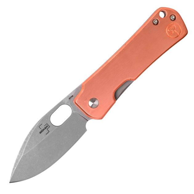 Нож складной Boker Plus Gust Copper (длина 167 мм, лезвие 73 мм), медный - изображение 1