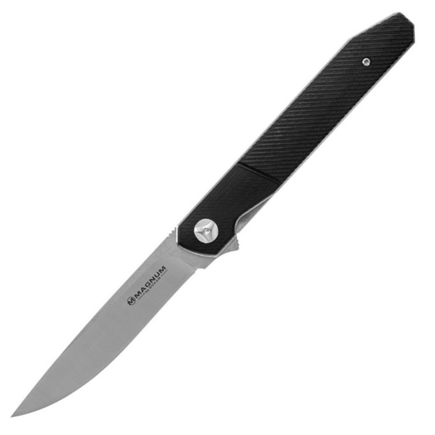 Нож складной Boker Magnum Miyu (длина 236 мм, лезвие 102 мм), черный - изображение 1