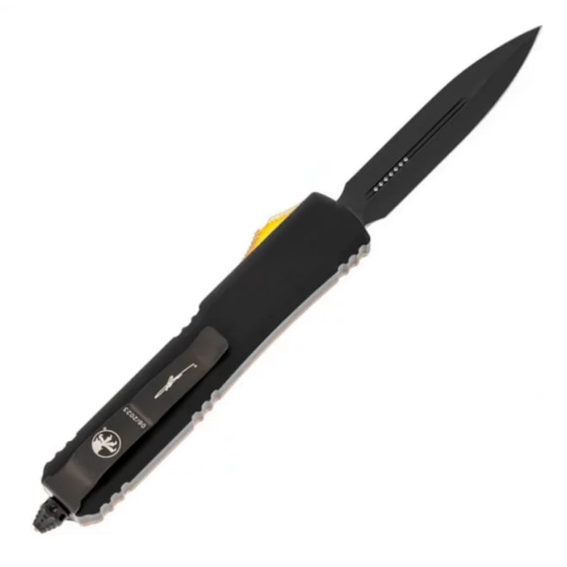 Ніж автоматичний Microtech Ultratech Ultem Double Edge DLC (довжина: 212 мм, лезо: 85 мм) - зображення 2