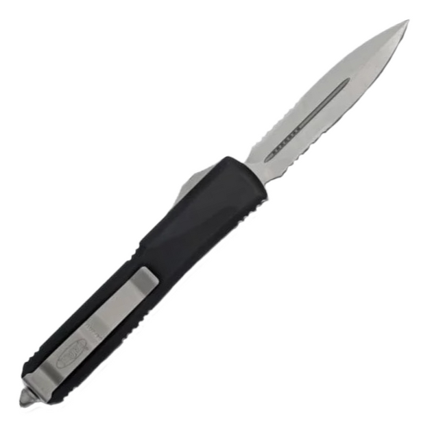 Нож автоматический Microtech Ultratech Double Edge полусеррейтор (длина: 212 мм, лезвие: 86 мм) - изображение 2