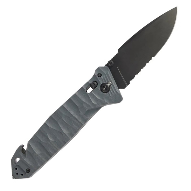 Ніж TB Outdoor CAC S200 Army Knife G10 напівсерейтор (довжина 230 мм, лезо 85 мм), синій - зображення 2