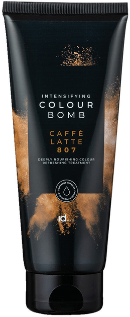 Тонуючий бальзам для волосся IdHair Colour Bomb Caffe Latte 807 200 мл (5704699876322) - зображення 1