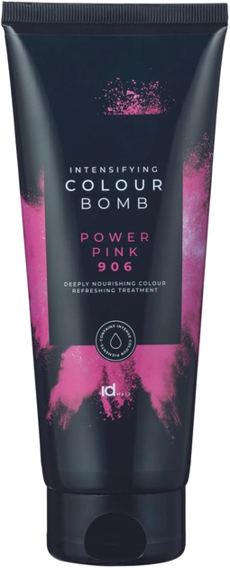 Тонуючий бальзам для волосся IdHair Colour Bomb Power Pink 906 200 мл (5704699876346) - зображення 1