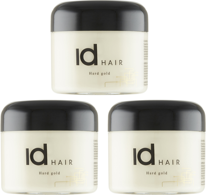 Wosk do włosów IdHair Hard Gold 3 x 100 ml (5704699875400) - obraz 1
