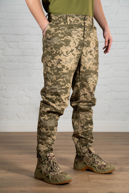 Військові штани саржа дихаючі з 4 кишенями standart Піксель (549) , 3XL - зображення 2