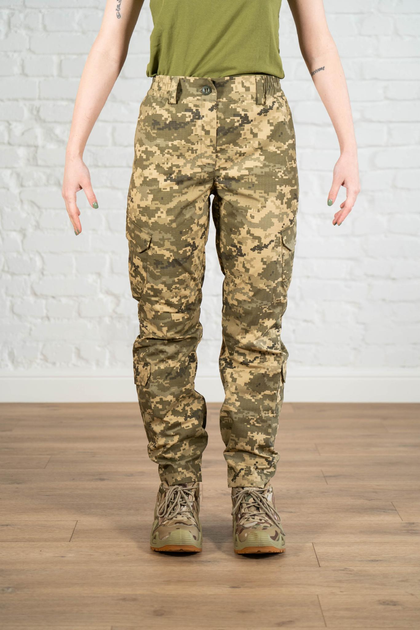 Жіночі тактичні штани ріп-стоп з кишенями літні tactical Піксель (667) , XL - зображення 1