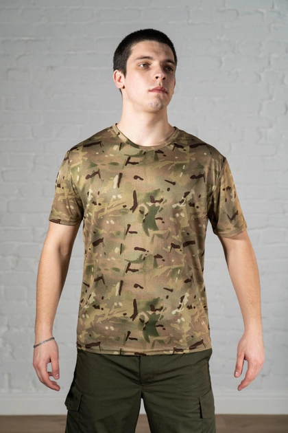 Тактична футболка CoolMax потовідвідна Мультикам (528) , S - зображення 1