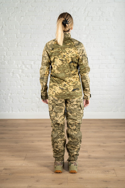 Жіноча тактична форма убакс та штани з кишенями CoolMax ріп-стоп standart Піксель (623) , L - зображення 2