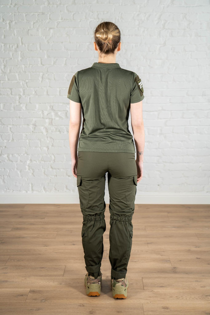 Жіноча форма тактична поло та штани ріп-стоп CoolMax standart Олива (641) , L - зображення 2