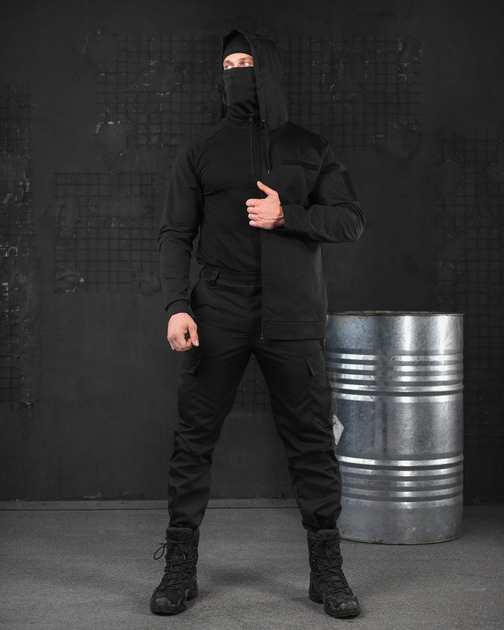 Тактический костюм в s poseidon black 0 - изображение 1