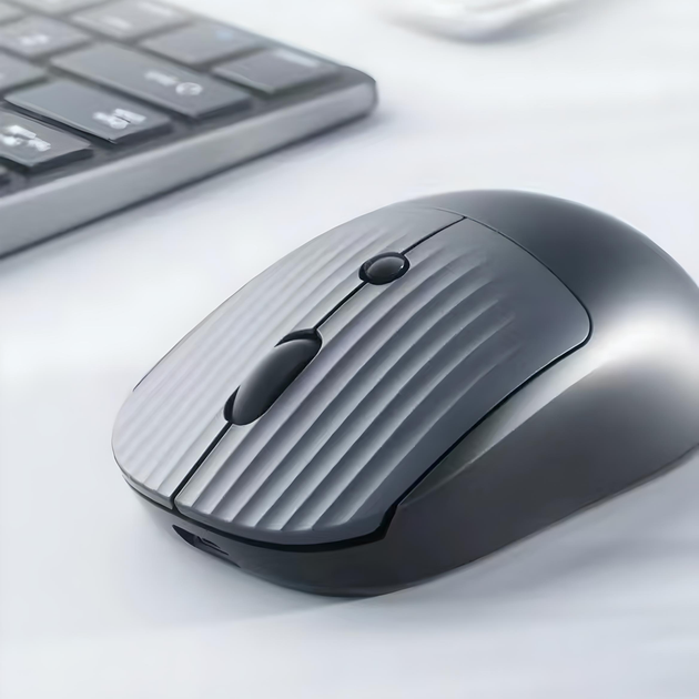 Мышь ACER OMR080 с беспроводным подключением Bluetooth и 2.4GHz и аккумулятором, 1600DPI, чёрно-серый - Фото 6 Мышь ACER OMR080 с беспроводным подключением Bluetooth и 2.4GHz и аккумулятором, 1600DPI, чёрно-серый - изображение 6