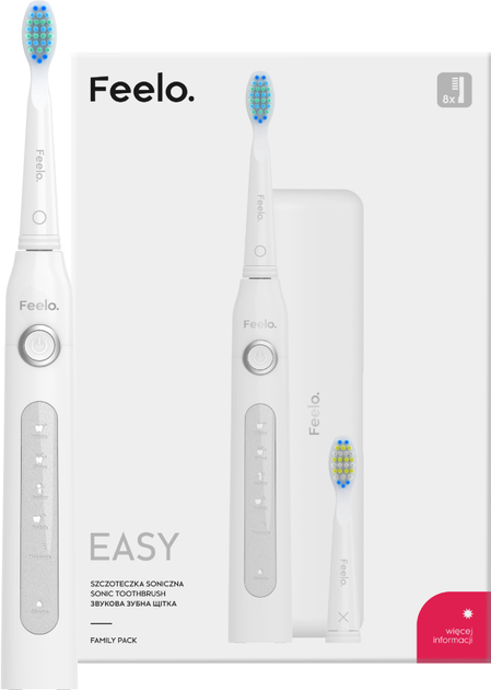 Електрична зубна щітка Feelo Easy (5907688751031) - зображення 1