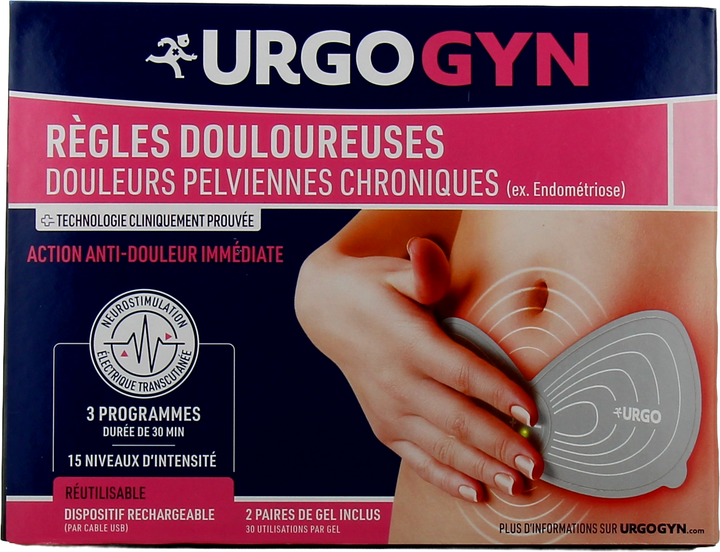 Электротерапевтический пластырь Urgo Urgogyn при болезненных менструациях (3664492018249) - изображение 1