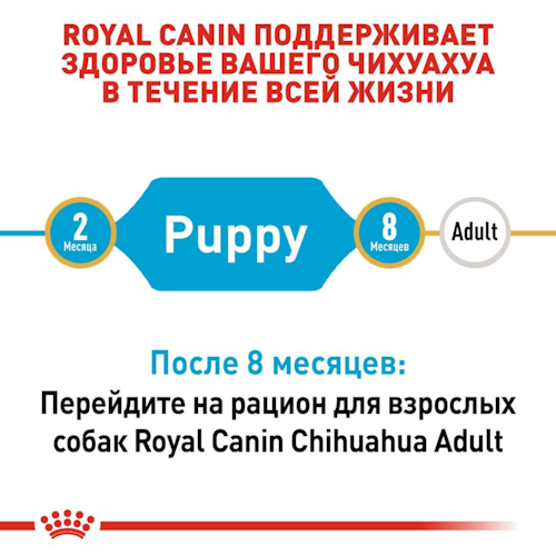Сухой корм Royal Canin Chihuahua Puppy для щенков породы Чихуахуа 500 г (арт 24380051) - изображение 4