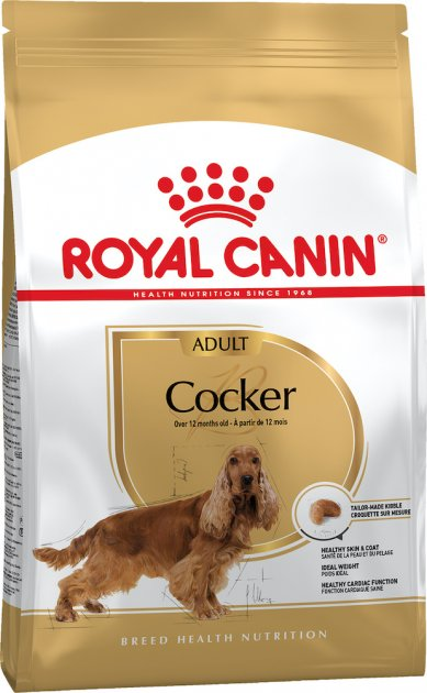 Сухой корм Royal Canin Cocker Adult для кокер спаниелей от 12 мес. 3 кг (арт 3969030) 