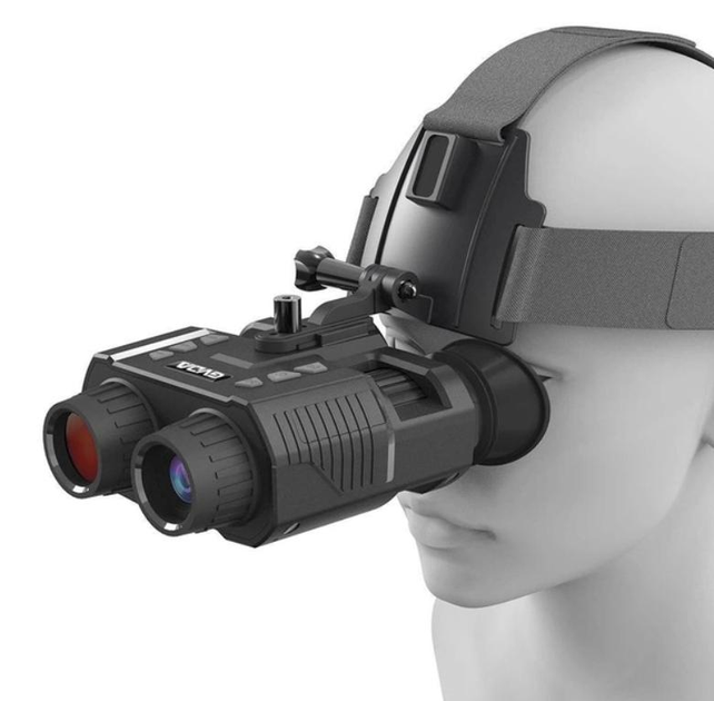 Бинокуляр прибор ночного видения GVDA 918 цифровой бинокль с креплением на голову (до 400м в темноте) - изображение 2