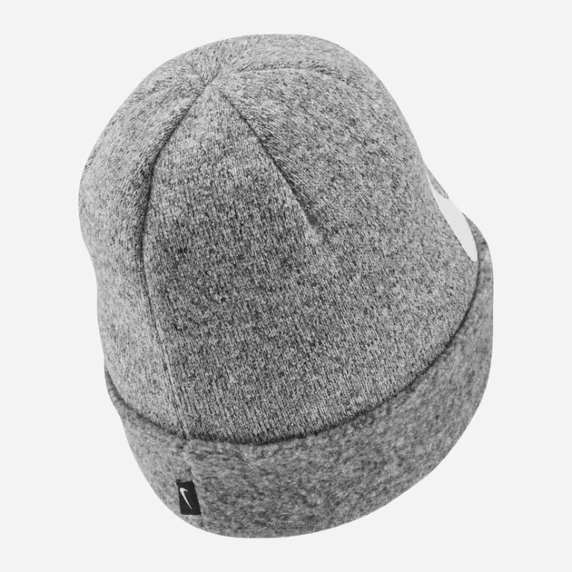 Шапка Nike U Nk Thrma Beanie Cuffed Swsh DA2005-011 One size Сіра (194498118412) - зображення 2
