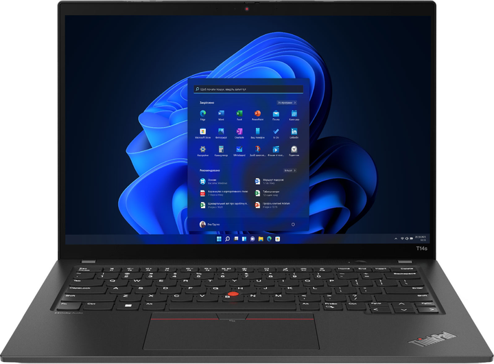 Ноутбук Lenovo ThinkPad T14s G4 (21F6004EPB) Deep Black - зображення 1