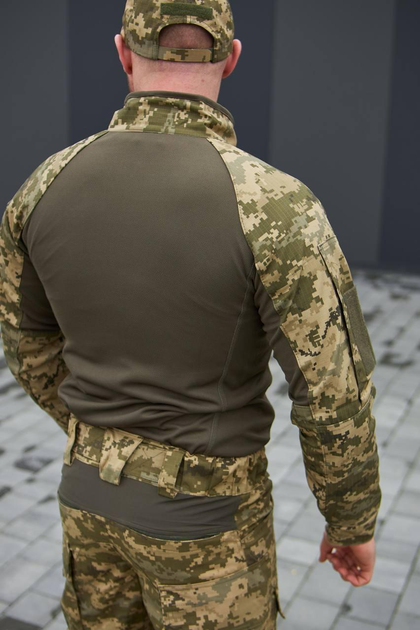 Тактическая боевая рубашка UBACS (Убакс) и кепка пиксель Боевая рубашка ВСУ 60 - изображение 2