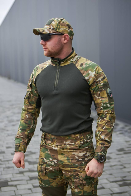 Тактична бойова сорочка UBACS (Убакс) та кепка Мультикам, Бойова сорочка ЗСУ 46 - зображення 2