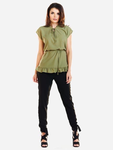 Блузка жіноча Awama A269 L Зелена (5902360536845) - зображення 2