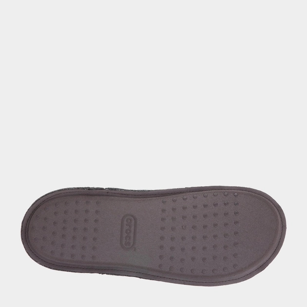 Kapcie domowe męskie Crocs Classic Slipper 203600-BKBK 46-47 (M12) 30 cm Czarne (887350815801) - obraz 6