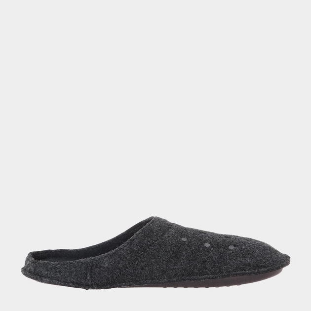 Kapcie domowe damskie z zakrytymi palcami Crocs Classic Slipper 203600-BKBK 37-38 (M5/W7) 23 cm Czarne (887350815856) - obraz 1