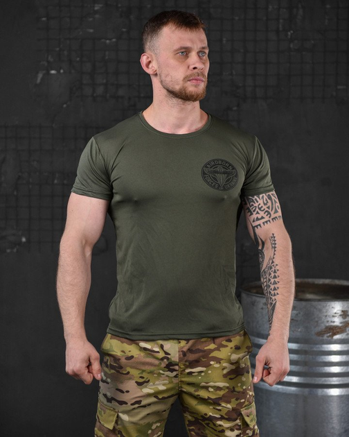 Тактична футболка потоотводящая odin airborne вн0 L - зображення 1