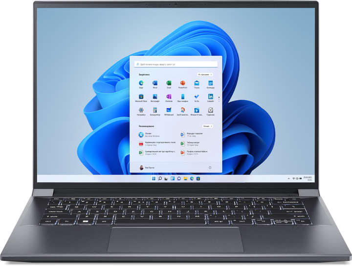 Ноутбук Acer Swift X 14 SFX14-71G-53S0 (NX.KMPEU.001) Steel Grey – фото ...