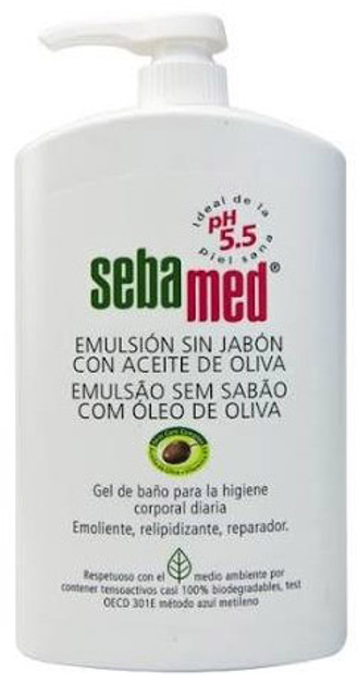 Żel pod prysznic Sebamed Liquid Wash nawilżający Olive 1000 ml (4103040905208) - obraz 1