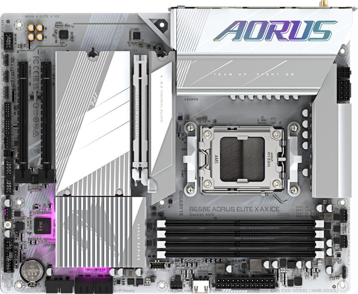 Płyta główna Gigabyte B650E Aorus Elite X AX ICE (sAM5, AMD B650, PCI-Ex16) - obraz 4