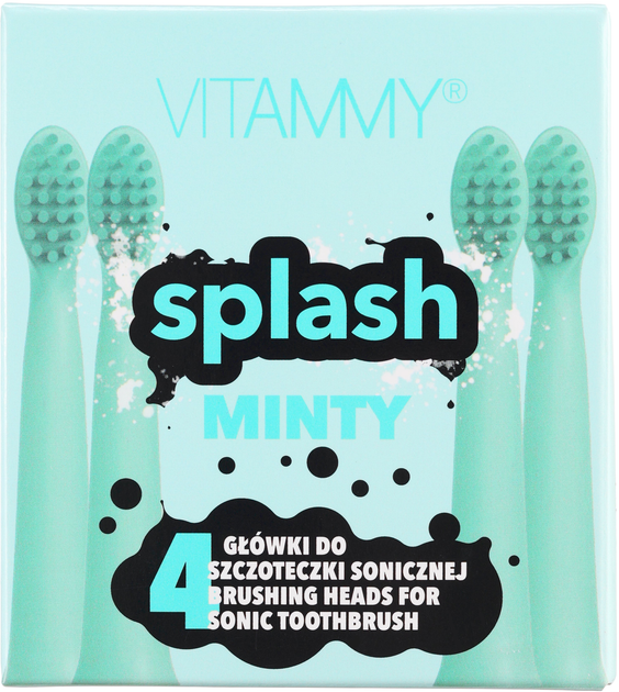 Nasadka do szczoteczki elektrycznej Vitammy Splash Minty (5901793643717) - obraz 2