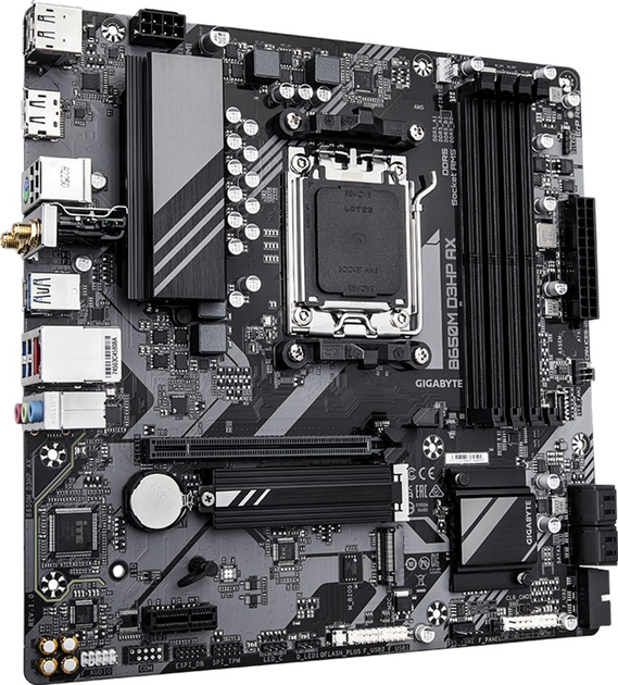 Płyta główna Gigabyte B650M D3HP AX (sAM5, AMD B650, PCI-Ex16) - obraz 2