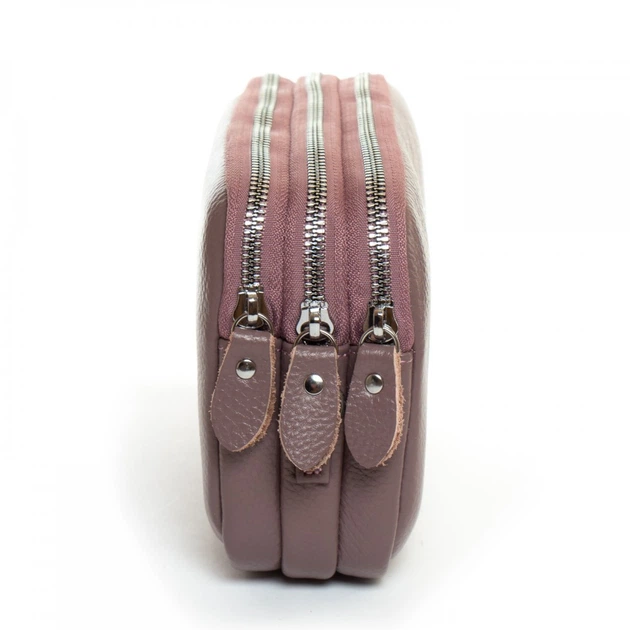Молодежный клатч из кожи ALEX RAI BM 60061-12 purple - изображение 3